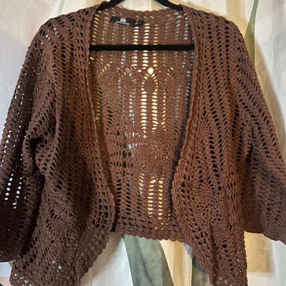 Knit cardigan